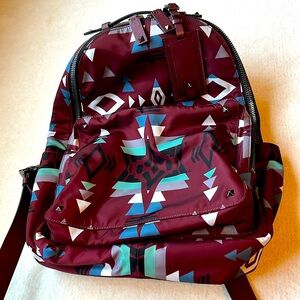 Valentino Garavani rockstud Aztec Navajo tribal backpack with leather straps